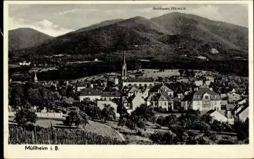 Ak Müllheim in Baden Markgräflerland, Gesamtansicht
