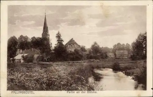 Ak Bad Fallingbostel Lüneburger Heide, Partie an der Böhme