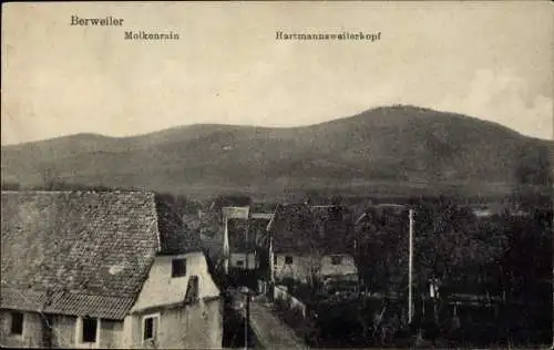 Ak Berviller Berweiler Lothringen Moselle, Hartmannsweilerkopf, Molkenrain, Ortsansicht