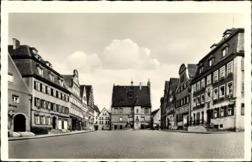 Ak Weißenburg am Sand Mittelfranken Bayern, Marktplatz