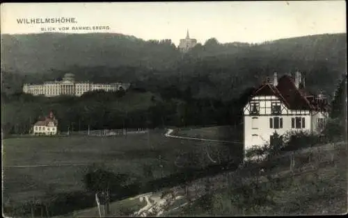 Ak Bad Wilhelmshöhe Kassel in Hessen, Blick vom Rammelsberg