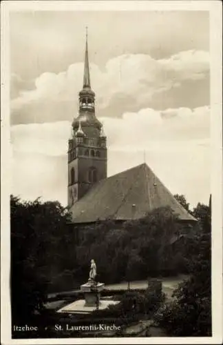 Ak Itzehoe in Holstein, St. Laurentiikirche
