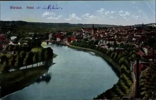 Ak Werden Essen im Ruhrgebiet, Gesamtansicht