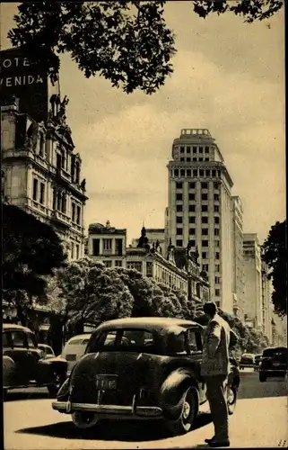 Ak Rio de Janeiro Brasilien, Avenida Rio Branco