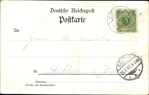 Ak Köln am Rhein, Dom, Denkmal Kaiser Wilhelm I.