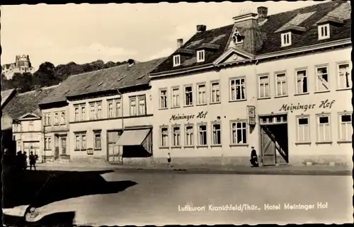 Ak Kranichfeld in Thüringen, Hotel Meininger Hof