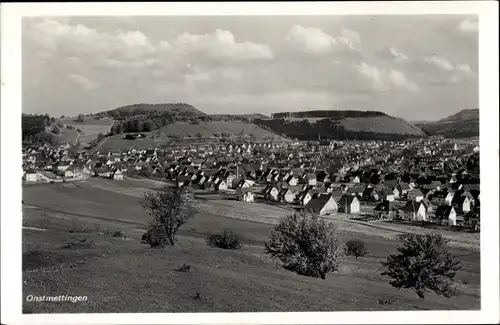 Ak Onstmettingen Albstadt in Baden Württemberg, Blick aus der Ferne auf den Ort