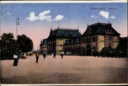 Ak Düsseldorf am Rhein, Hauptbahnhof
