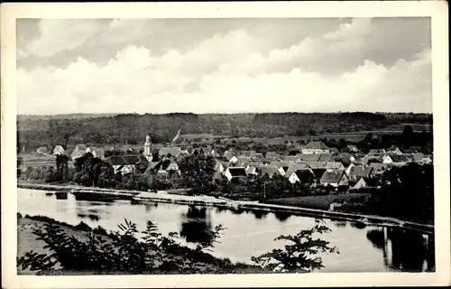 Ak Offenau am Neckar Württemberg, Ortsansicht