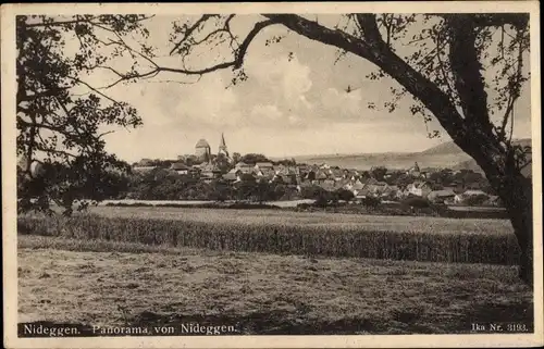 Ak Nideggen in der Eifel, Panorama