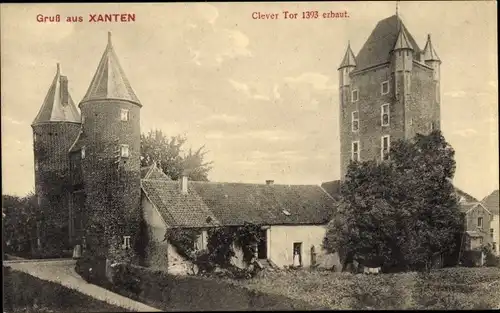 Ak Xanten am Niederrhein, Clever Tor von 1393