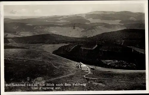 Ak Feldberg im Schwarzwald, Belchenhotel, Vogelschau, Luftaufnahme