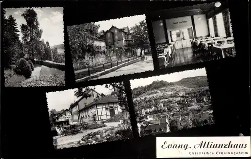 Ak Bad Blankenburg in Thüringen, Evangelisches Allianzhaus, Teilansicht