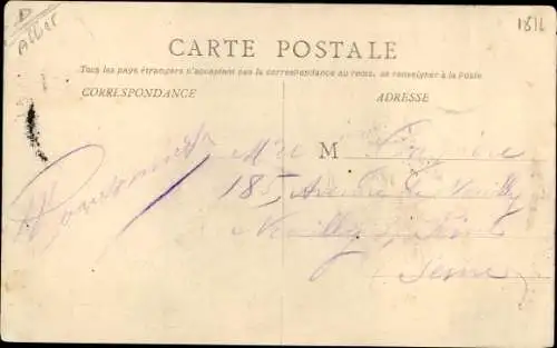 Ak Chatel de Neuvre Allier, Route de Moulins