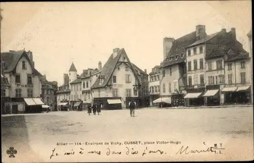 Ak Cusset Allier, Place Victor-Hugo