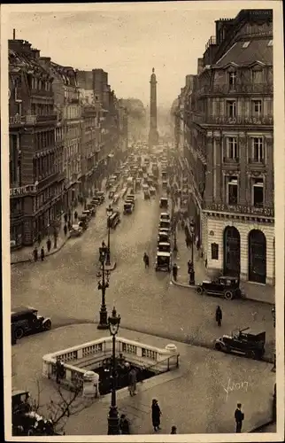 Ak Paris II. Arrondissement Bourse, Rue de la Paix
