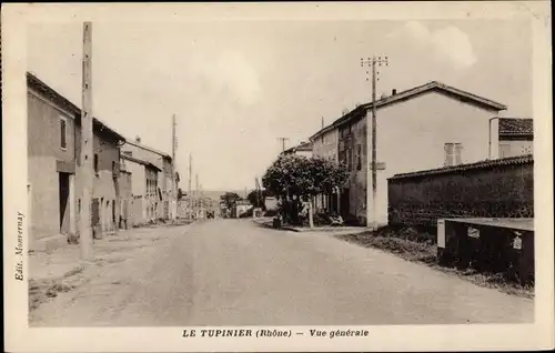 Ak Le Tupinier Rhône, vue générale