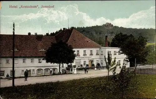 Ak Jonsdorf in Sachsen, Hotel Kretscham