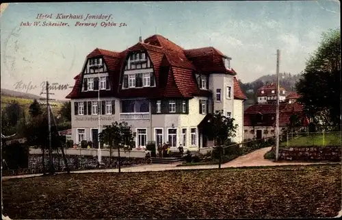 Ak Jonsdorf in Sachsen, Hotel Kurhaus Jonsdorf