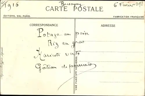Künstler Ak Nos Héros, Infantérie 1915, Französischer Fußsoldat, Trompete