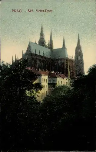 Ak Praha Prag Tschechien, Katedrála sv. Víta, Sankt Veitsdom