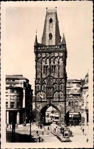 Ak Praha Prag Tschechien, Prasná Brána, Pulverturm