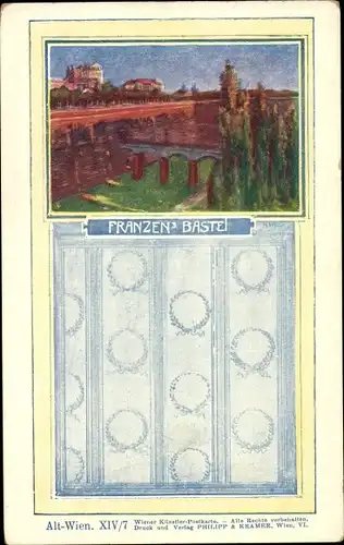 Künstler Ak Wien, Franzens Bastei