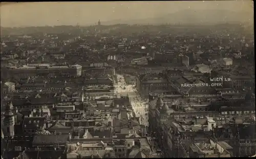 Foto Ak Wien 1 Innere Stadt, Kärntner Straße, Panorama