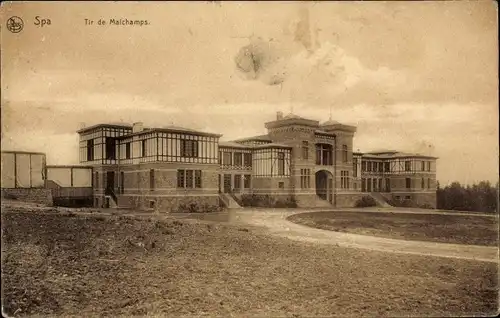 Ak Spa Wallonien Lüttich, Tir de Malchamps