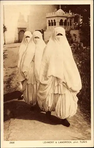 Ak Types d'Orient, Femmes Arabes, Donne arabe, verschleierte Frauen, Araberinnen, Maghreb