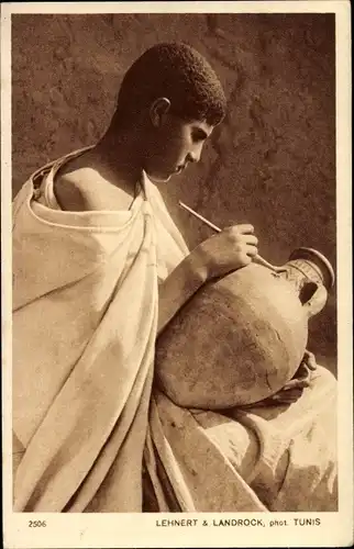 Ak Types d'Orient, Artisan arabe, arabischer Tonmaler