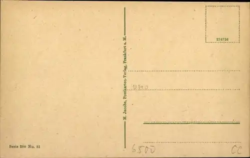 Ak Mainz am Rhein, Blick durchs Rote Tor