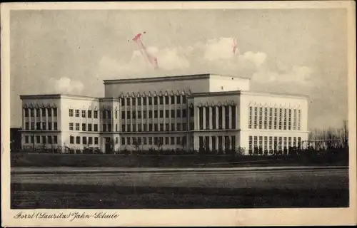 Ak Forst in der Niederlausitz, Jahn-Schule