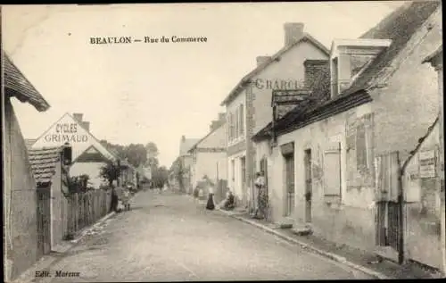 Ak Beaulon Allier, Rue du Commerce