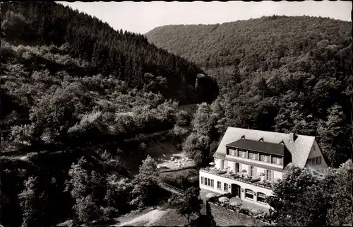 Ak Bad Bertrich an der Mosel Eifel, Fliegeraufnahme, Hotel Diana