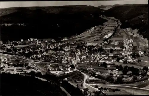 Ak Immendingen an der Donau Baden, Gesamtansicht, Fliegeraufnahme