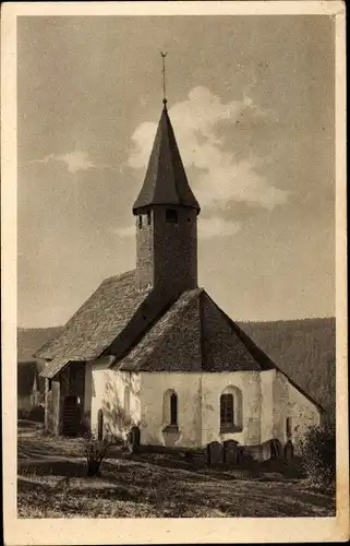 Ak Buchenberg Königsfeld im Schwarzwald Baden, Buchenberger Dorfkirche