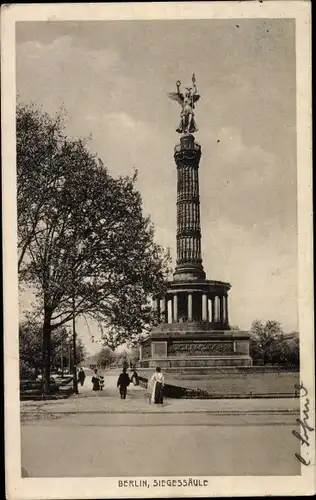 Ak Berlin Tiergarten, Siegessäule