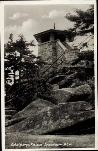 Ak Wunsiedel im Fichtelgebirge Oberfranken, Kösseine, Aussichtsturm