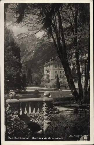 Ak Bad Reichenhall in Oberbayern, Hotel Axelmannstein, Kurhaus