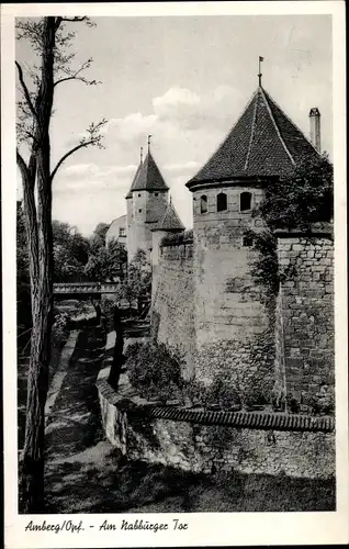 Ak Amberg in der Oberpfalz Bayern, Nabburger Tor