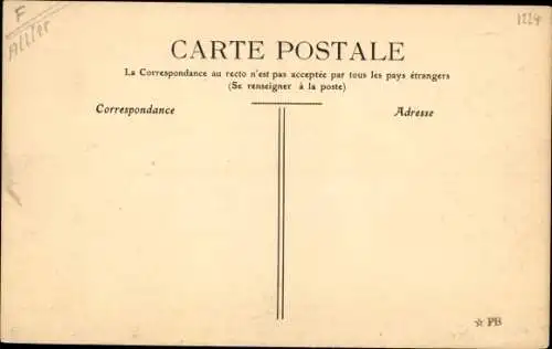 Ak Moulins Allier, La Manifestation devant la Cathedrale, 1906