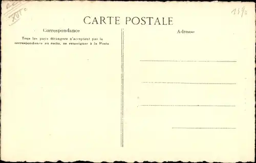 Ak Paris XVI., Auteuil, ruines, Vue générale