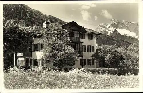 Ak Schönau am Königssee Oberbayern, Villa Walburg