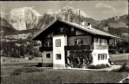 Ak Berchtesgaden Schönau, Fremdenheim Mooslehenklause