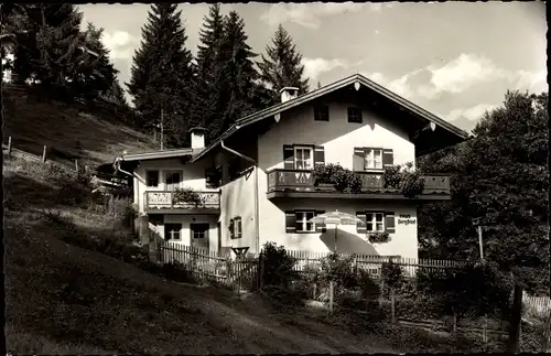 Ak Ramsau im Berchtesgadener Land Oberbayern, Haus Bergfried