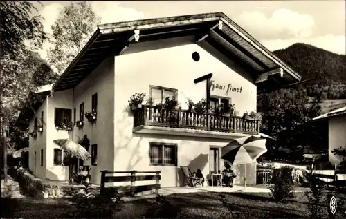 Ak Oberau in Oberbayern, Haus Simet
