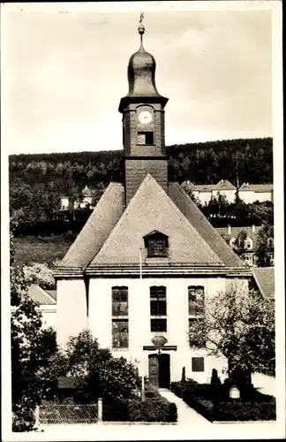 Ak Schmiedeberg Dippoldiswalde im Erzgebirge, George Bähr Kirche