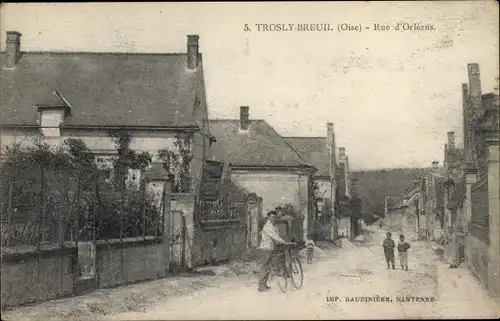 Ak Trosly Breuil Oise, Rue d'Orléans