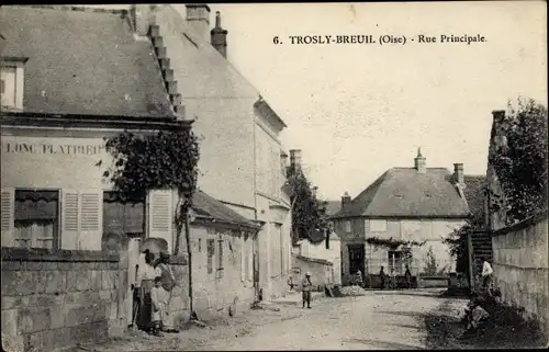 Ak Trosly Breuil Oise, Rue Principale